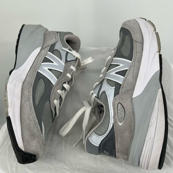 New Balance Shoe 990 V6 Womens Size US 10.5 USA Low Castlerock Gray Running - Picture 5 of 8